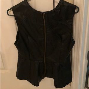 Dressy leather vest